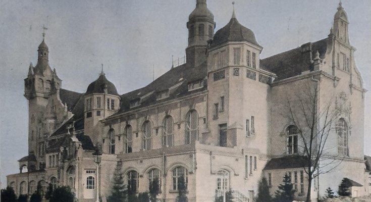 Das Strandschloss in Kolberg. Ansicht gegen die See