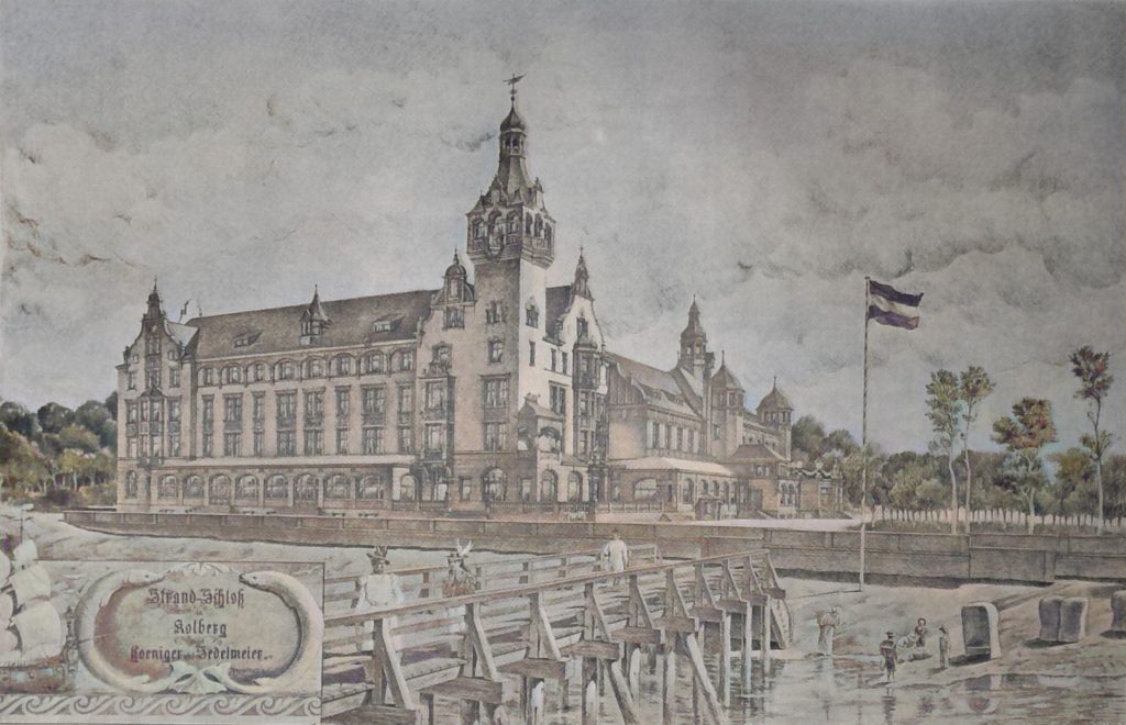 Das Strandschloss in Kolberg. Architekten Hoeniger und Sedelmeier