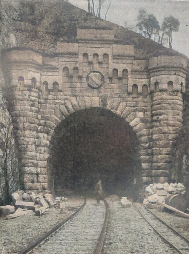 Klotz-Tunnel. Nördliches Portal. Im Umbau begriffen