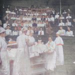 Operation in einer von Frauen geleiteten und besuchten chirurgischen Klinik