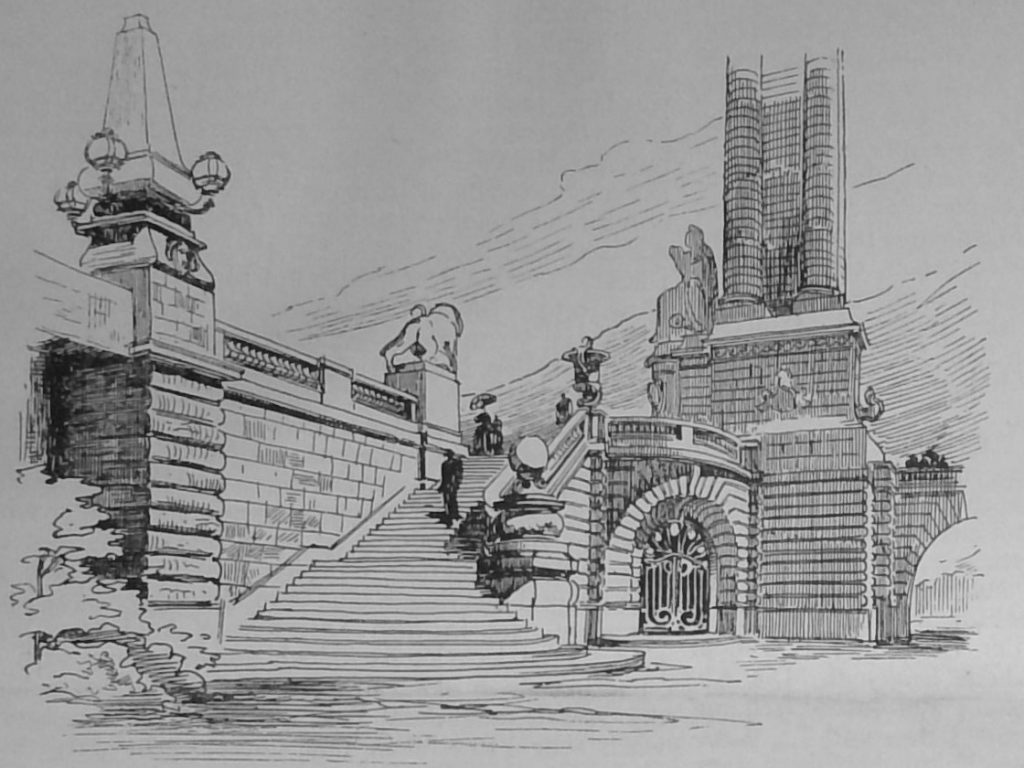 Abbildg. 8 Treppenaufgang von der Uferstrasse