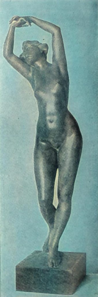 Bronzestatue von Ph. Wolfers (Brüssel)