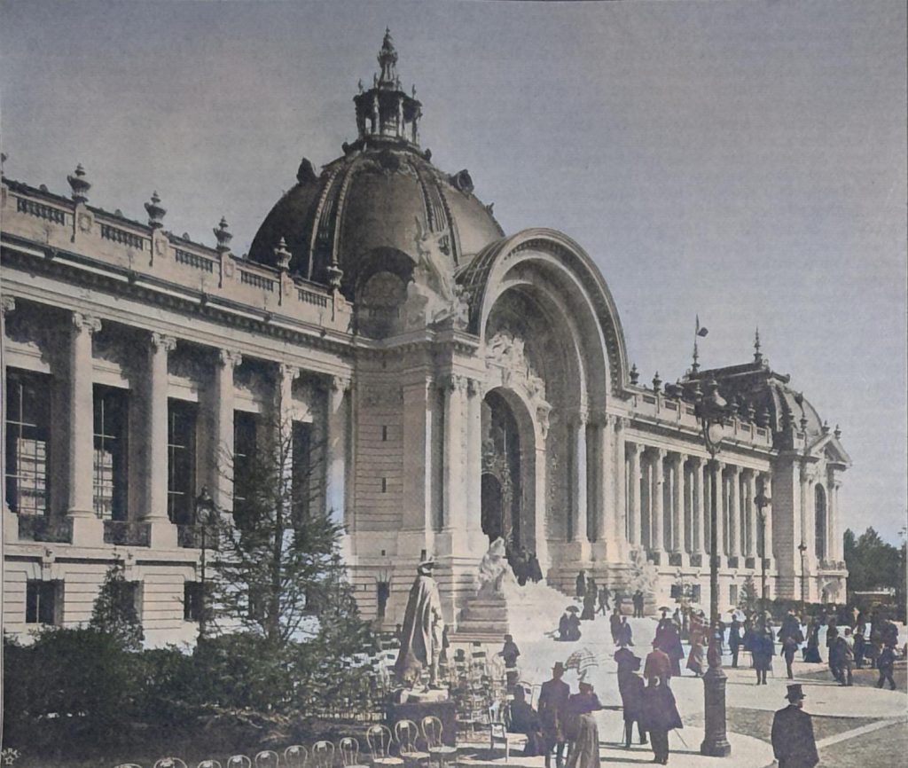 Der kleine Kunstpalast auf der Pariser Weltausstellung des Jahres 1900. Architekt Girault