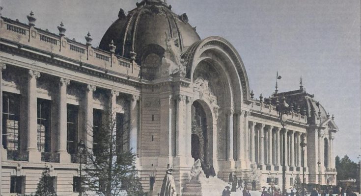Der kleine Kunstpalast auf der Pariser Weltausstellung des Jahres 1900. Architekt Girault