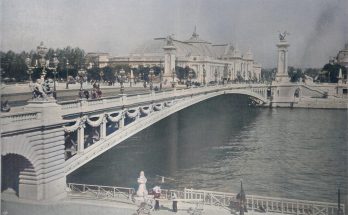 Die Brücke Alexander`s III. in Paris. Architekten Cassien-Bernard und Caston Cousin