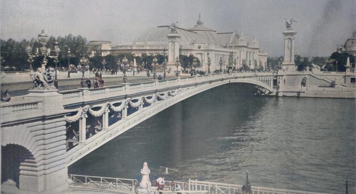 Die Brücke Alexander`s III. in Paris. Architekten Cassien-Bernard und Caston Cousin