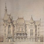Entwurf zu dem Akademischen Vereinshause Motiv in Charlottenburg