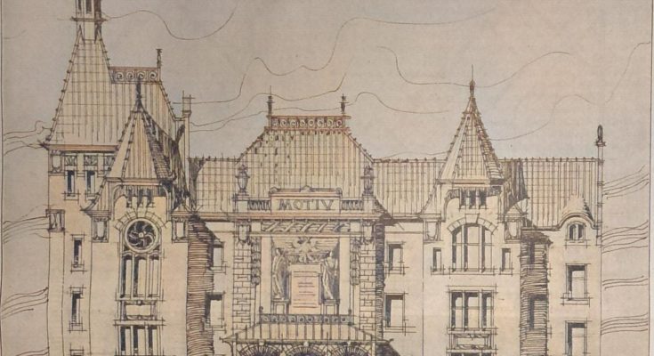 Entwurf zu dem Akademischen Vereinshause Motiv in Charlottenburg