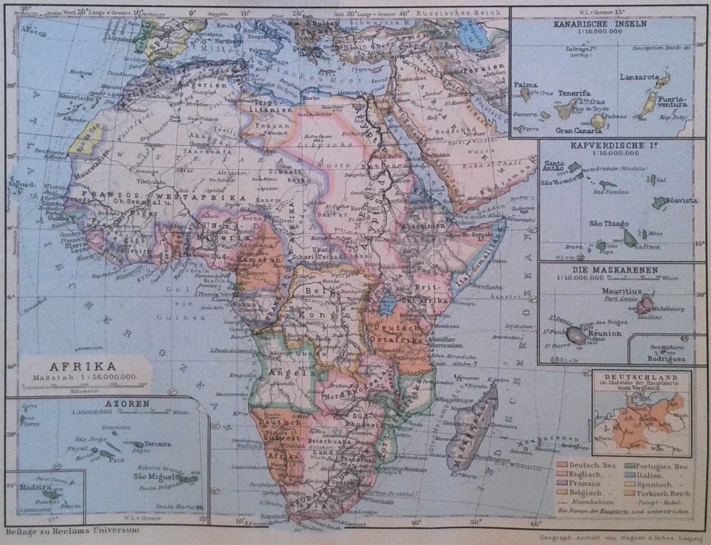 Karte von Afrika