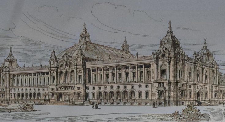 Abbildg. 6. Ansicht am Kursaal-Platze