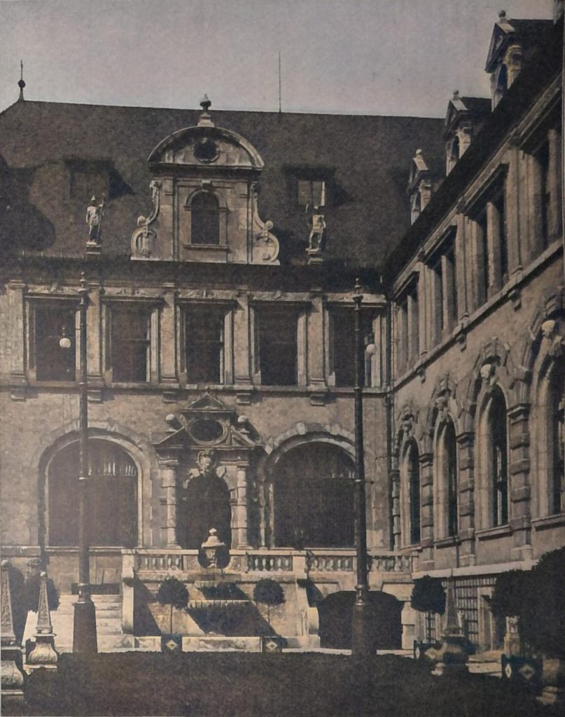 Ansicht der Architektur-Ausbildung des Renaissancegartens