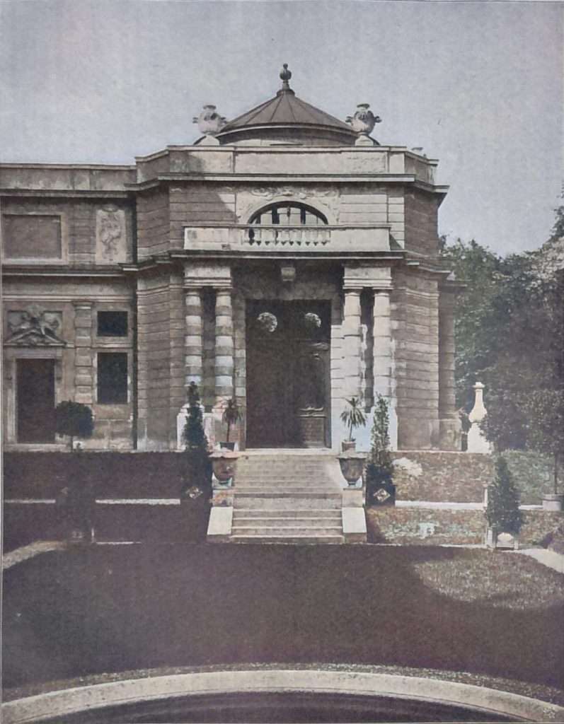 Ansicht der Architektur-Ausbildung des Zopfgartens