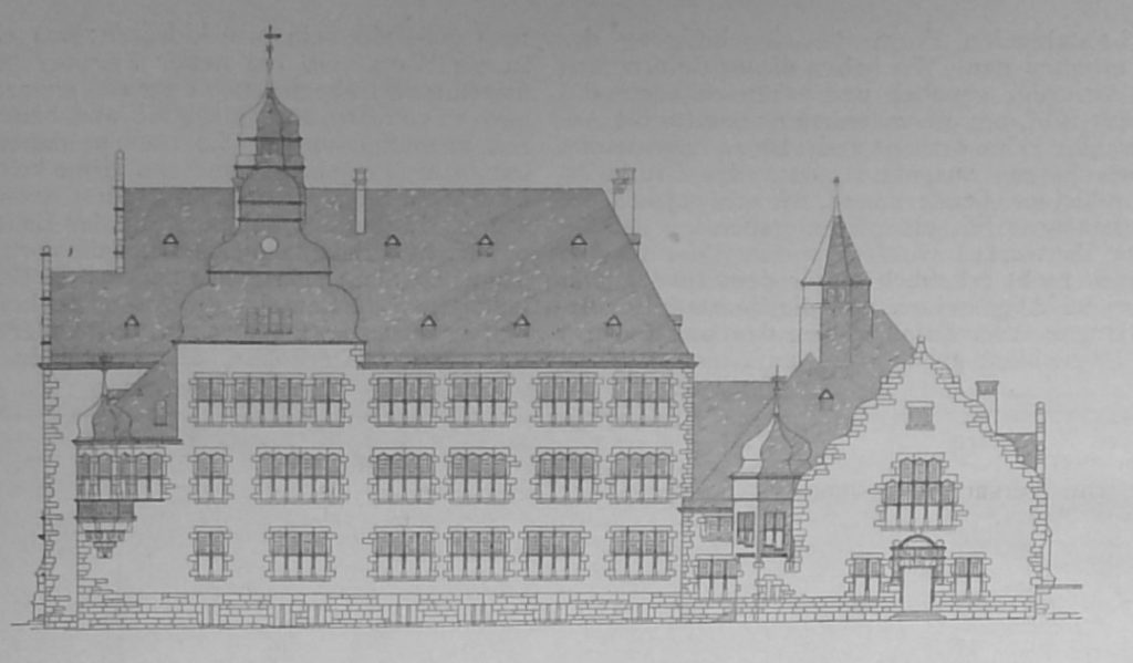 Ansicht der Seitenfront