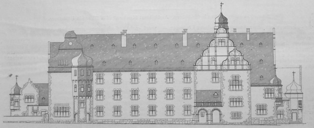 Ansicht der Vorderfront