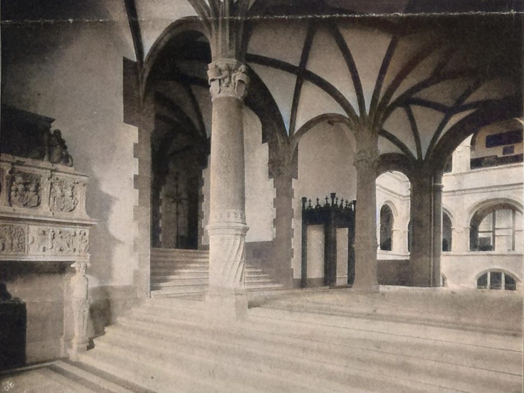 Ansicht der Vorhalle im Erdgeschoss