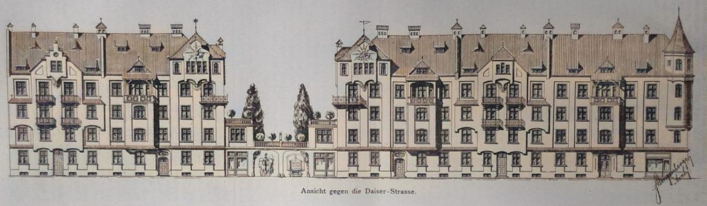 Ansicht gegen die Daiser-Strasse