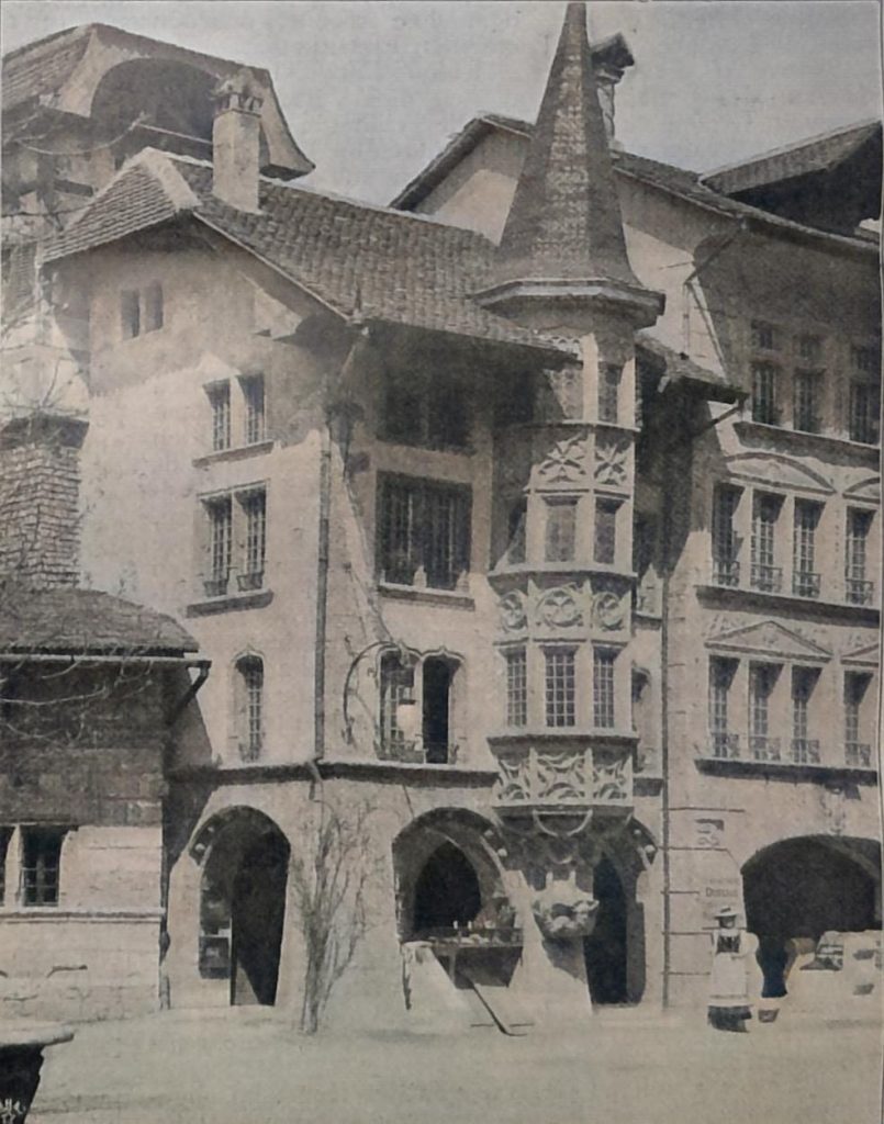 Aus dem schweizer Dorfe. Arch. Henneberg und Allemand