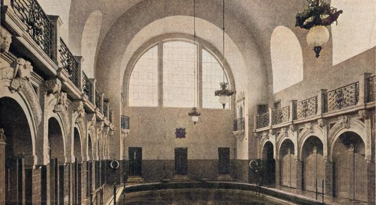 Berliner Neubauten 101- Die städtische Badeanstalt an der Bärwaldstrasse