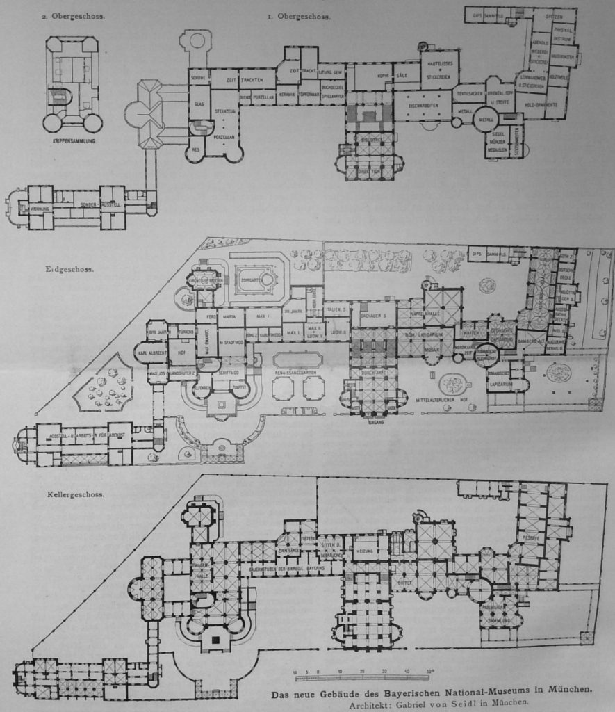 Das neue Gebäude des Bayerischen National-Museums in München