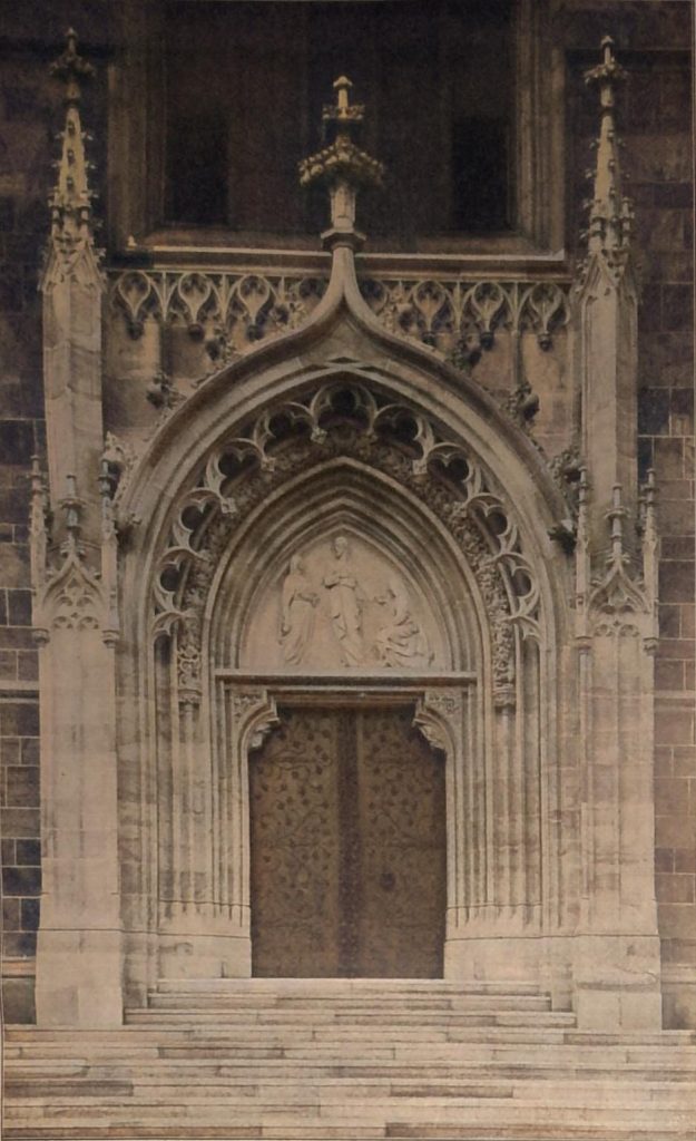 Der Dom zu Bremen. Portal der Nordseite (Brautthor)