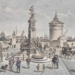 Der Kunstbrunnen auf dem Plerrer zu Nürnberg. Nach einer Originalskizze von Fritz Drescher. (S. 24)