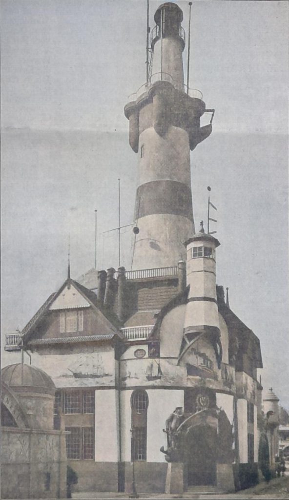 Die deutsche Schiffahrts-Ausstellung (Arch. Gg. Thielen in Hamburg)