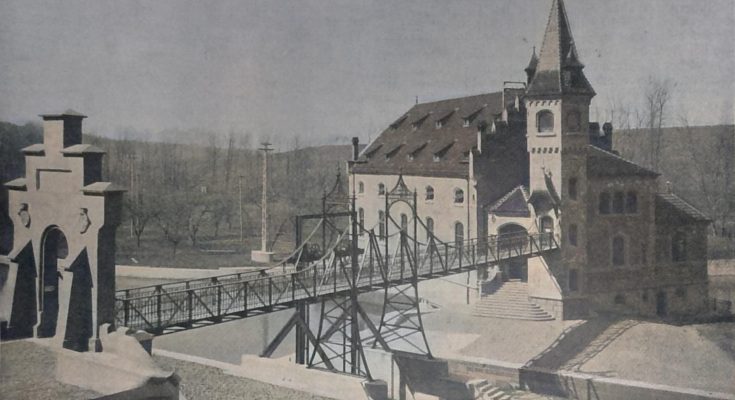 Die neue Wasserkraft-Anlage des Elektrizitätswerkes Stuttgart zu Marbach a. N.