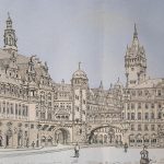 Die neuen städtischen Amtsgebäude mit Festräumen in Frankfurt a. M.