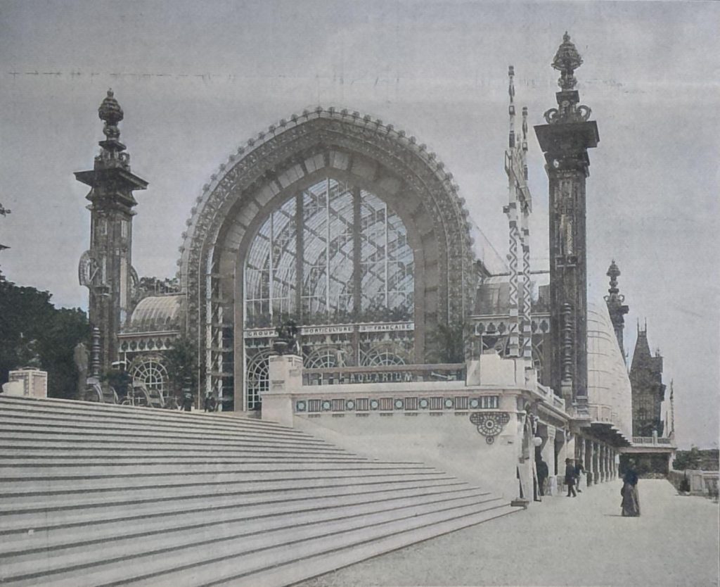 Doppel-Palastanlage für die Gartenbaukunst. Architekt Ch. A. Gautier in Paris