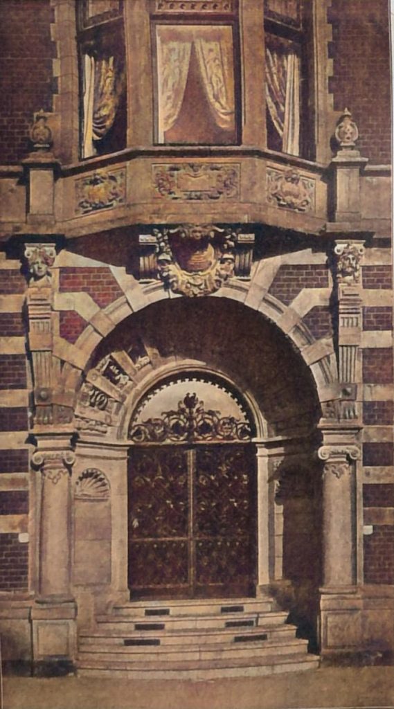 Eckportal der Sparkasse vor dem Steinthor. H. Mänz. 1898