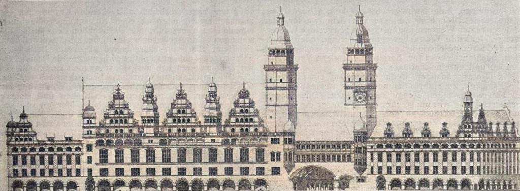 Entwurf des Hrn. Reg.-Baumeister Friedr. Ostendorf in Düsseldorf