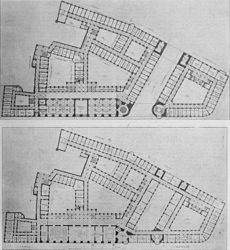 Entwurf des Hrn. Reg.-Baumeister Friedr. Ostendorf in Düsseldorf