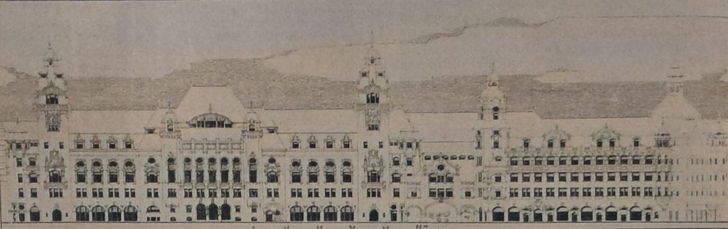 Entwurf des städtischen Hochbauamtes von Dresden (ausser Wettbewerb)