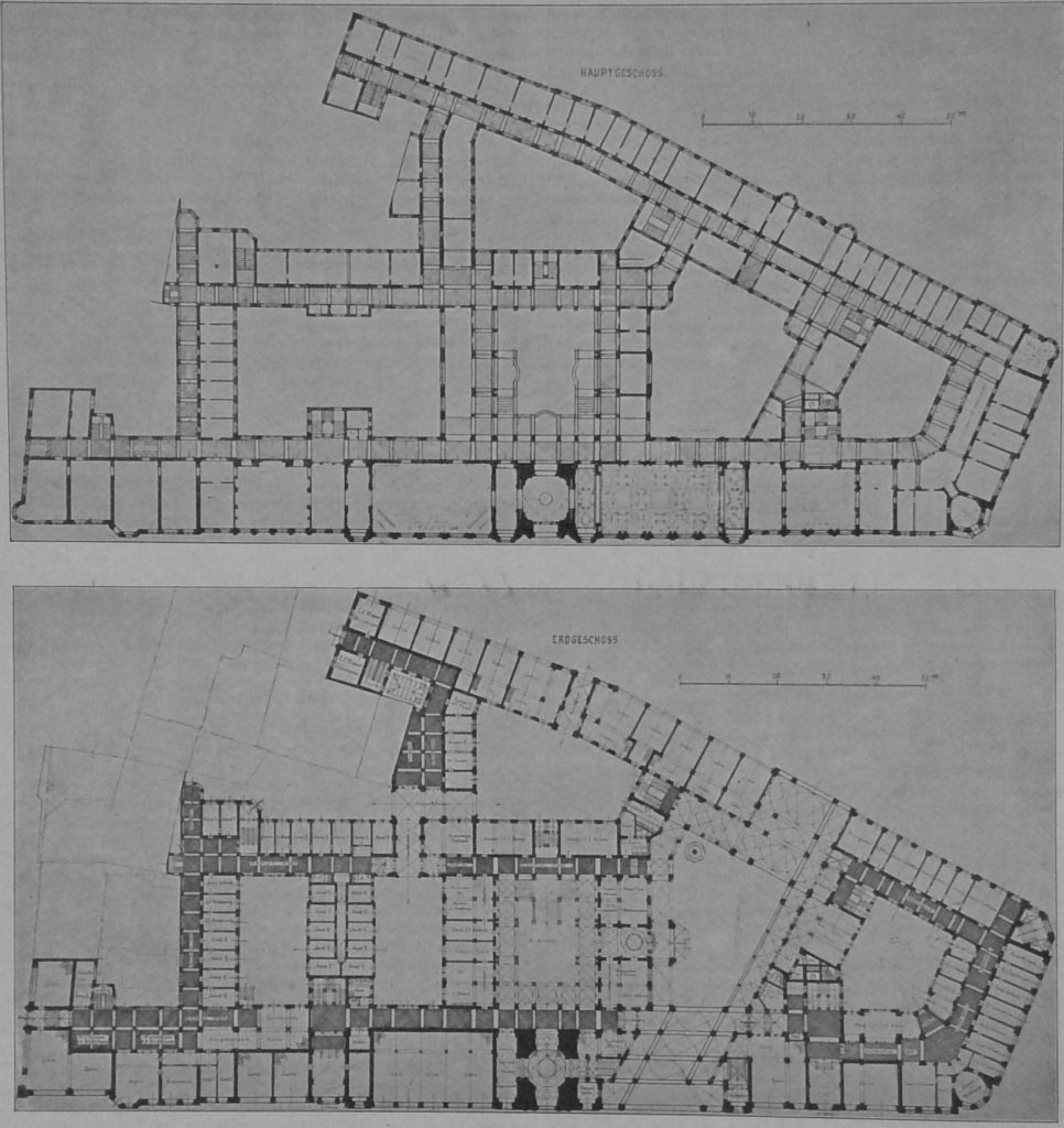 Entwurf mit dem Kennwort Februar 1901 der Herrn Lassow & Viehweger in Dresden. III. Preis