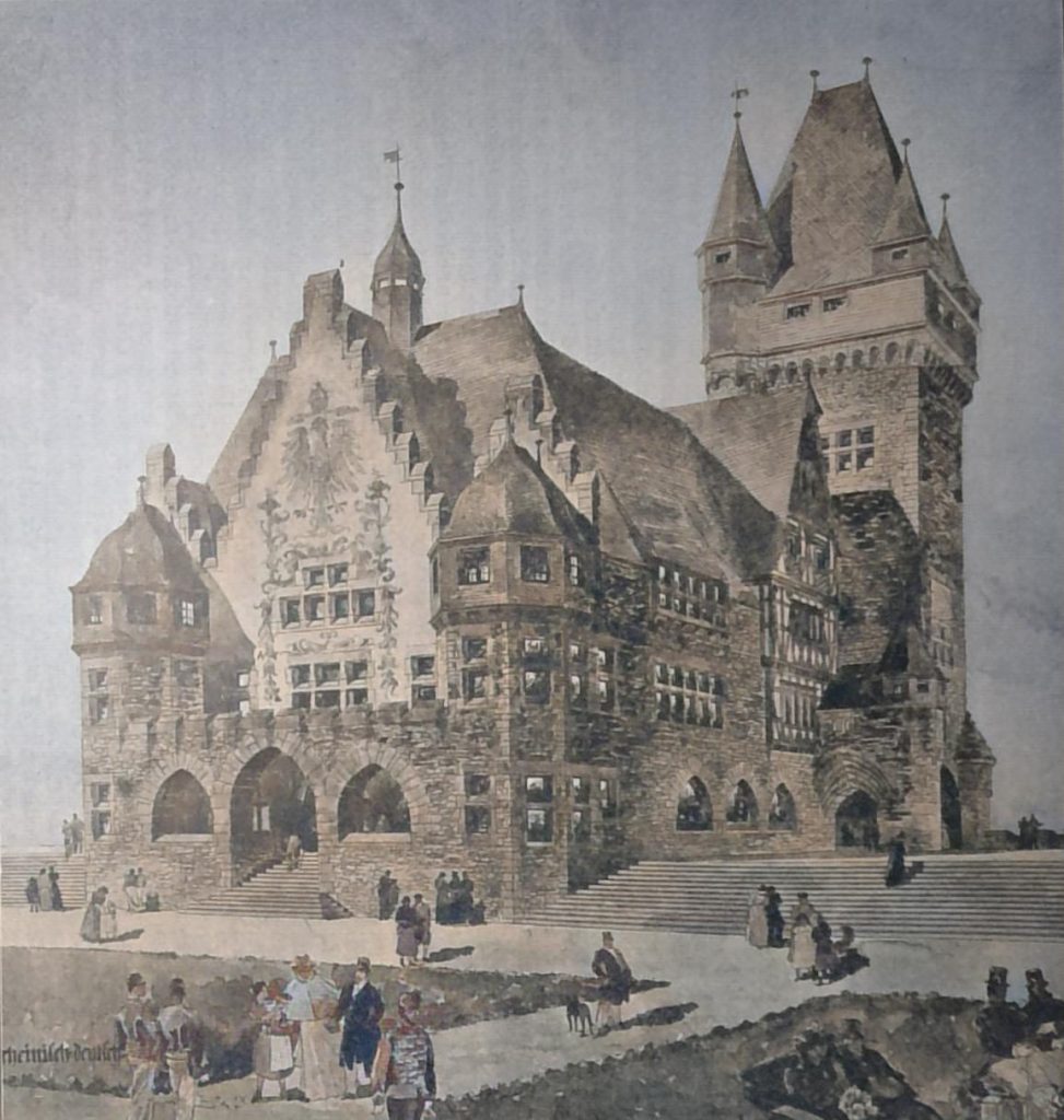 Entwurf zum deutschen Hause der Weltausstellung in Paris 1900