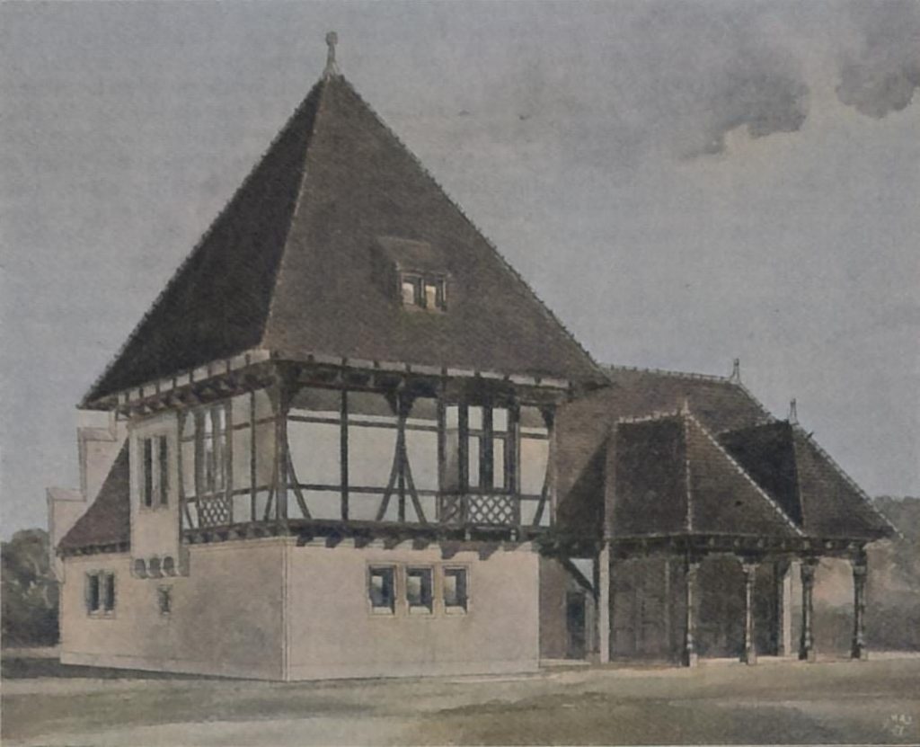 Haus Ludowici in Landau (Pfalz) Stallgebäude. Architekt Hugo Hartung-Berlin