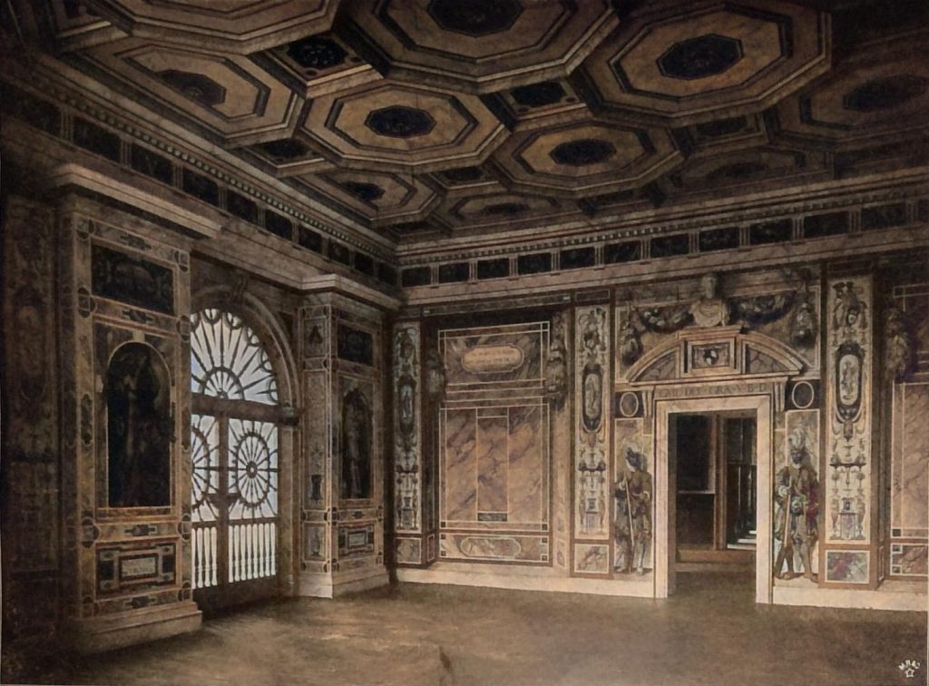 Innenräume aus dem neuen Gebäude des Bayrischen National-Museum