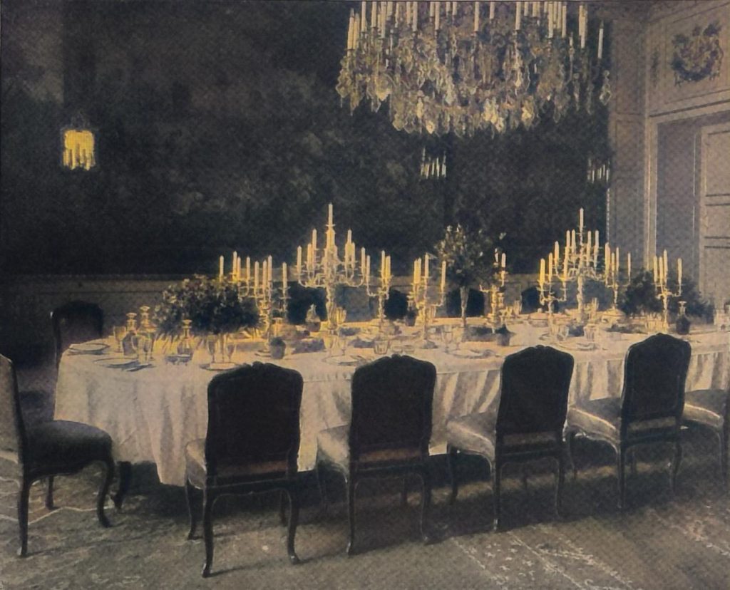 Königliche Tafel im Residenzschloß zu Dresden