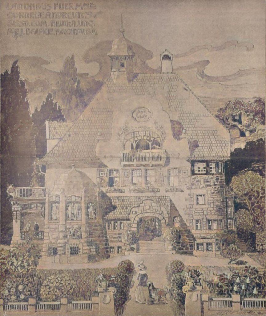 Landhaus Andrevits. Arch. Alfr. J. Balcke in Berlin
