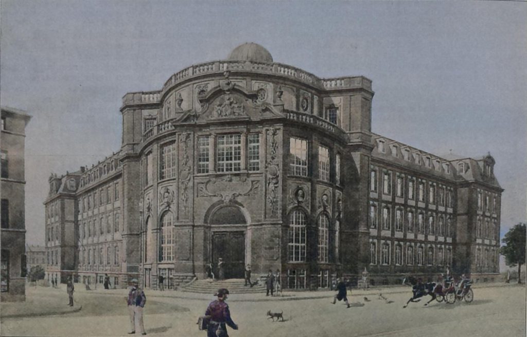 Neubau für den Physikalischen Verein in Frankfurt a. M. Architekt Franz v. Hoven in Frankfurt a. M.