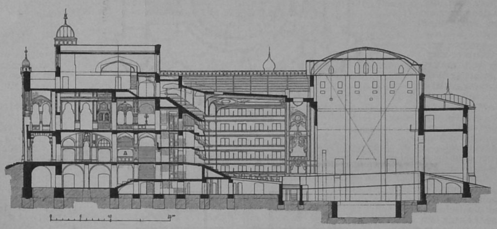 Stadttheater in Tiflis. Architekt Prof. V. Schröter in St. Petersburg