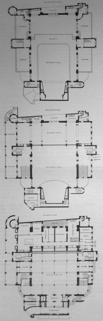 Vereinshaus Treviris in Trier. Arch. Aug. Menken-Berlin
