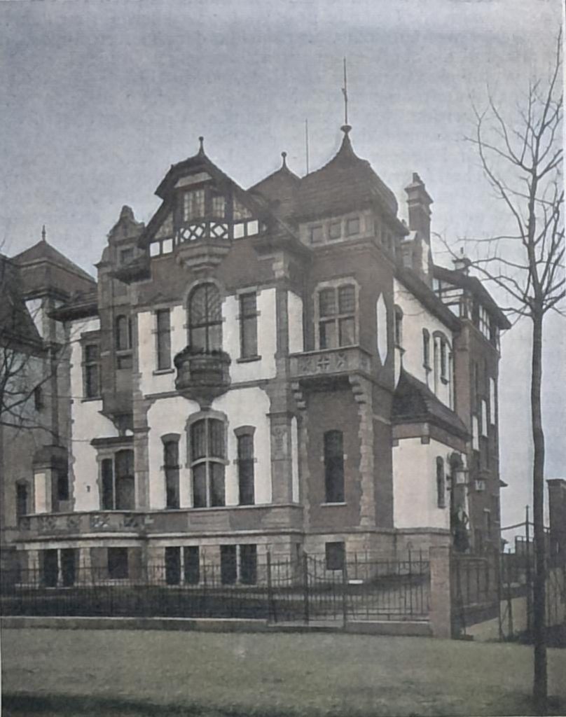 Villa Buchholz a. d. Hollerallee in Bremen. Alb. Dunkel, 1899, 1900