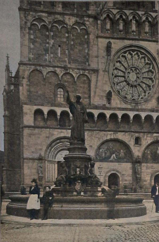 Wilhadi-Brunnen auf dem kleinen Domshof Rich. Neumann. 1883