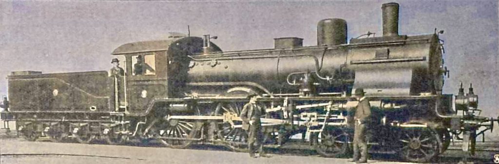 2/4gekuppelte Heißdampflokomotive. Maximalgeschindigkeit 136 km