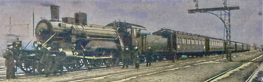 2/5gekuppelte Schnellzuglokomotive hannoverscher Bauart. Maximalgeschindigkeit 126,5 km