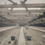 Abbildg. 20. Tunnel in der Ausführung nach Ferigsstellung bis Gr. W. Höhe (Westl. Strecke)