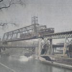 Abbildg. 40. Ueberbrückung der Anhalter Bahn und des Landwehr-Kanals