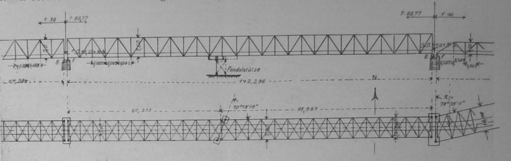 Abbildg. 41. Ueberbrückung der Ringbahn und des Potsdamer Aussenbahnhofes