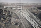 Anschluss-Dreieck auf dem Gelände des alten Dresdner Bahnhofes